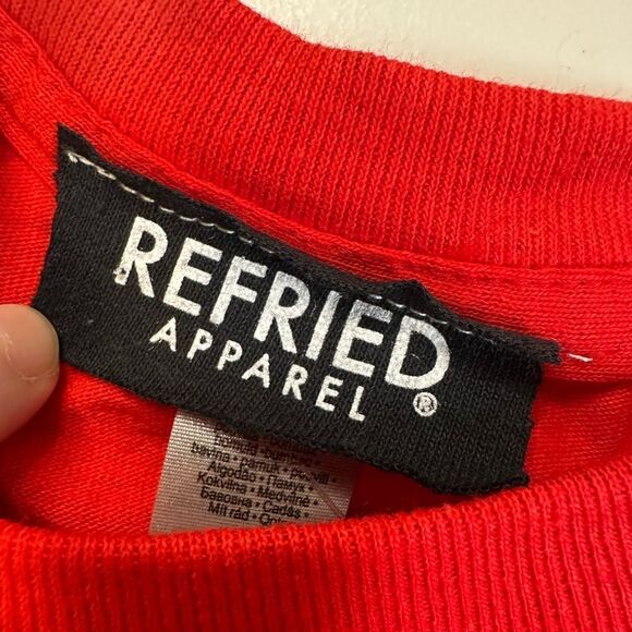 NWT Refried Apparel Women’s MLB Red St Louis Cardinals Crop Top - Size Medium - Picture 5 of 10